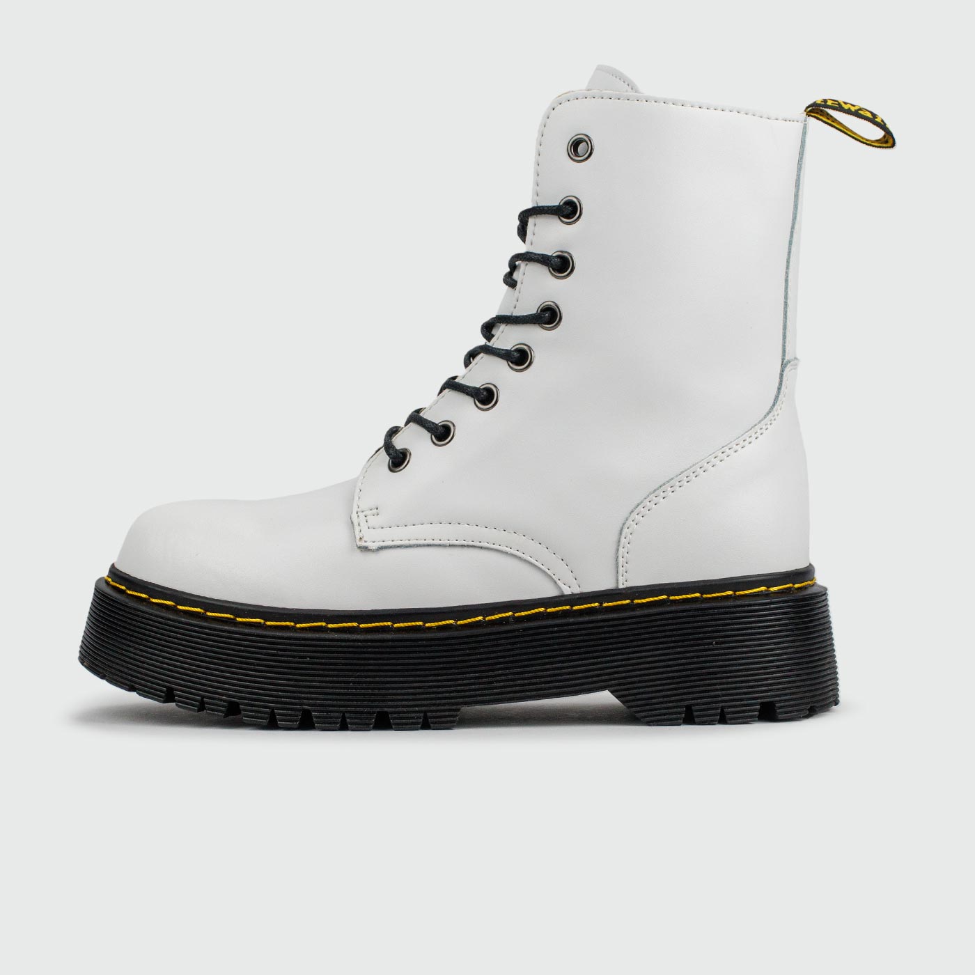 All white dr martens 1460 best sale